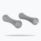 Gantere GymBeam Neoprene Dumbbells 2 x 1 kg light grey