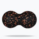 Rolă pentru masaj GymBeam DuoRoll black/orange