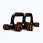 Mânere pentru flotări GymBeam black/orange
