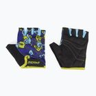 Mănuși de ciclism pentru copii SILVINI Locri blue/neon