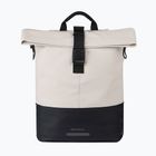 Geantă de bicicletă Basil Cove Shopper MIK Hooks 16 l off white/black