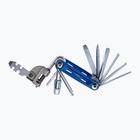 Cheie de bicicletă multifuncțională BBB Cycling PrimeFold L blue/silver