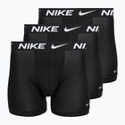 Boxeri pentru bărbați Nike Boxer Brief Long Black / Black