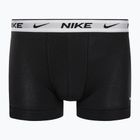 Boxeri pentru bărbați Nike Everyday Cotton Stretch Trunk 3Pk UB1 negru/alb wb