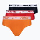 Slipuri pentru bărbați Nike Everyday Cotton Stretch Brief 3 pary blue/red/orange