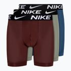 Boxeri pentru bărbați Nike Dri-Fit Essential Micro Boxer Brief 3 pary grey/court blue/dark red