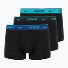 Boxeri pentru bărbați Nike Everyday Cotton Stretch Trunk 3 perechi multicolor