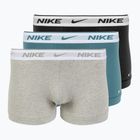 Boxeri pentru bărbați Nike Everyday Cotton Stretch Trunk 3 perechi multicolor