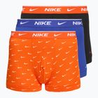 Boxeri pentru bărbați Nike Everyday Cotton Stretch Trunk 3 perechi multicolor