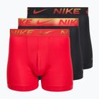 Boxeri pentru bărbați Nike Dri-Fit Essential Micro Boxer Brief 3 pary university red/black/black metallic grdient wb