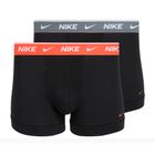 Boxeri pentru bărbați Nike Cotton Stretch Trunk 2 pairs onyx