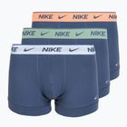 Boxeri pentru bărbați Nike Cotton Stretch Trunk 3 pairs mineral