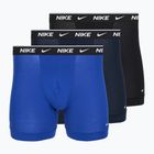 Boxeri pentru bărbați Nike Cotton Stretch Boxer Brief black/blue/navy