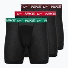 Boxeri pentru bărbați Nike Dri-FIT Ultra Comfort Long 3 pack gray