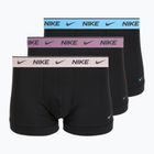 Boxeri pentru bărbați Nike Cotton Stretch Trunk 3 pack charcoal heather