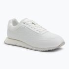 Încălțăminte pentru femei Calvin Klein HW0HW02574 Runner Lace Up Mono Pu Triple Bright White