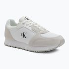 Încălțăminte pentru femei Calvin Klein YW0YW01644 Runner Laceup Sock Mg Nylon Mix Bright White/Black