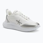 Încălțăminte pentru femei Calvin Klein Eva Runner Low Lace Mix Ml Wn bright white/silver