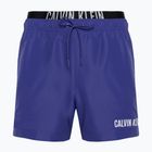 Pantaloni scurți de baie pentru bărbați Calvin Klein Medium Double WB midnight lagoon