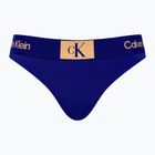 Partea de jos a costumului de baie Calvin Klein Thong midnight lagoon