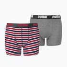 Boxeri pentru copii PUMA Printed Basic 2szt ribbon red