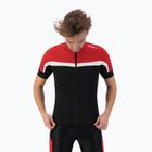 Rogelli tricou de ciclism pentru bărbați Course negru/roșu/alb