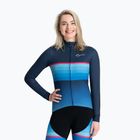 Longsleeve de ciclism pentru femei Rogelli Impress II blue / pink