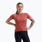 Tricou de ciclism pentru femei Rogelli Modesta chutney / coral