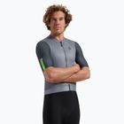 Tricou de ciclism pentru bărbați Rogelli Fast grey / turguoise