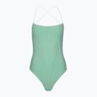 Costum de baie dintr-o piesă pentru femei Tommy Hilfiger Straight One Piece seersucker radiant green/white