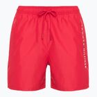 Șorturi de înot pentru bărbați Tommy Hilfiger Medium Drawstring medium red