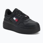 Încălțăminte pentru femei Tommy Jeans Retro Basket Flatform Ess triple black