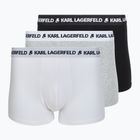 Boxeri pentru bărbați KARL LAGERFELD Logo Trunk 3 perechi multicolor