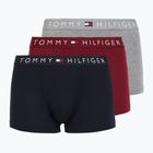 Boxeri pentru bărbați  Tommy Hilfiger UM0UM03521 3 perechi desert sky/mid grey heather/red