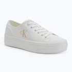 Încălțăminte pentru femei Calvin Klein YW0YW01763 Vulc Flatform Low Cv MG triple bright white