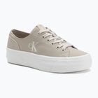 Încălțăminte pentru femei Calvin Klein YW0YW01763 Vulc Flatform Low Cv MG eggshell/creamy white