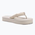 Încălțăminte pentru femei Calvin Klein YW0YW01723 Beach Sandal Flatform Ttxr Satin triple eggshell