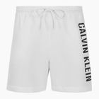 Bărbați Calvin Klein KM0KM01092 Intense Power Medium Drawstring pvh clasic alb pantaloni scurți de înot
