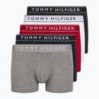 Boxeri pentru bărbați  Tommy Hilfiger UM0UM03679 5 perechi  white/mid red/desert sky/mid heather/black
