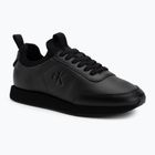 Încălțăminte pentru bărbați Calvin Klein YM0YM01362 Retro Runner Sock Laceup Leather triple black
