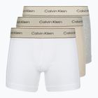 Boxeri pentru bărbați Calvin Klein LV00NB4447 Brief 3 perechi oyster gray/grey heather/white