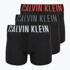 Boxeri Calvin Klein 000NB3612A Brief 3 perechi black bodies/white/turbulence/velvet