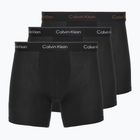 Boxeri Calvin Klein LV00NB4394 Brief 3 perechi black/chalk logo/black/currie