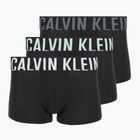 Boxeri Calvin Klein 000NB3608A Trunk 3 perechi Black bodies/white/aerial/turbulence