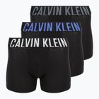 Boxeri Calvin Klein 000NB3609A Brief 3 perechi black bodies/turbulence/white/iridescent