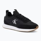 Încălțăminte pentru femei Calvin Klein YW0YW02060 Retro Runner Sock Laceup Mix Mat black/bright white
