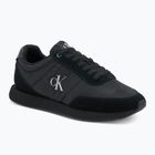 Încălțăminte pentru bărbați Calvin Klein YM0YM01361 Retro Runner Essential MIX MAT triple black