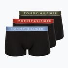 Boxeri Tommy Hilfiger Trunk WB 3 perechi brick blue/terra red/army green