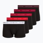 Boxeri pentru bărbați Tommy Hilfiger Trunk WB 5 pairs rs ju/fr rd/md mr/white/dp brg