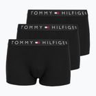 Boxeri Tommy Hilfiger Rib Trunk 3 perechi black/black/black